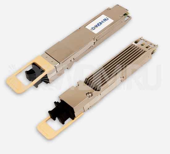 NVIDIA/Mellanox MMS4X50-NM Compatible 800G 2xFR4/FR8 OSFP PAM4 1310nm 2km DOM Two LC Duplex InfiniBand NDR Transceiver Module for SMF (Finned Top)