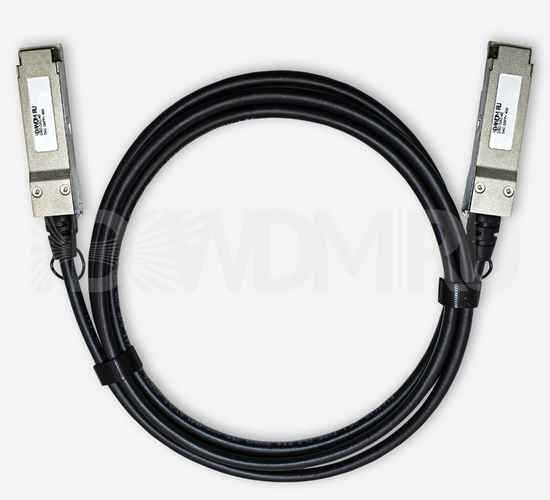 Mellanox совместимый кабель Direct Attached (DAC), QSFP+, 30AWG, 40 Гб/с, 3 м