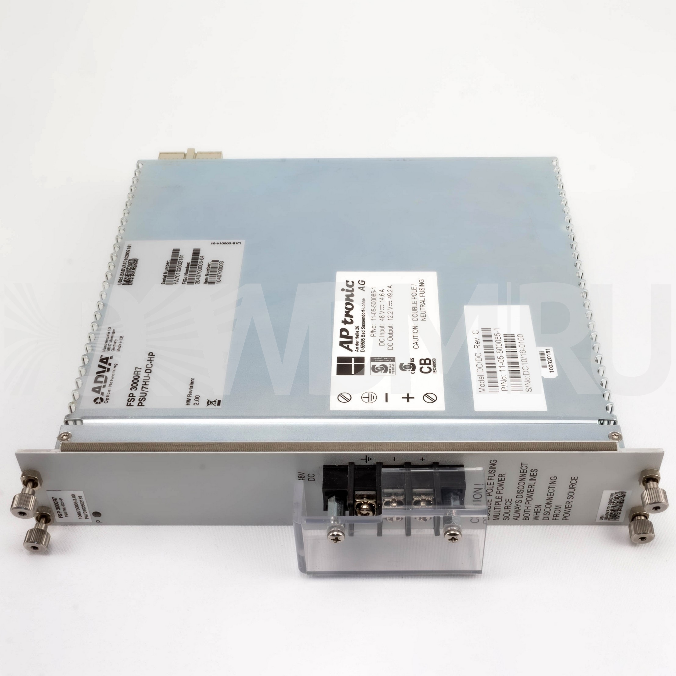 PSU/1HU-R-DC-200 Power Supply Module (200W) DC for SH1HU-R/PF ADVA Optical pn1040700012-01